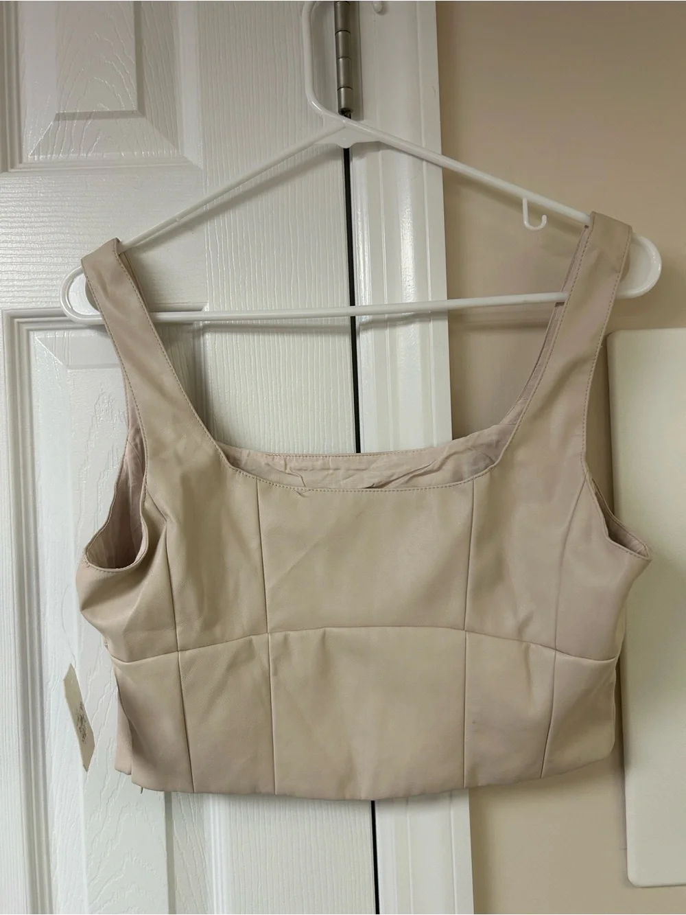 NWT Altar'd State faux leather crop top